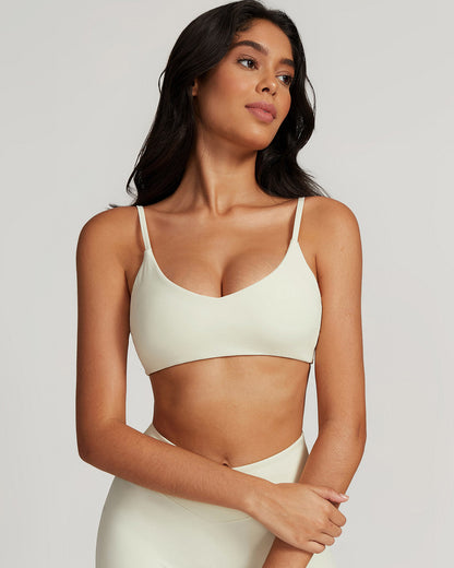 Hazel Sports Bra - Beige