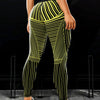 Hypno-Wave Leggings - Yellow