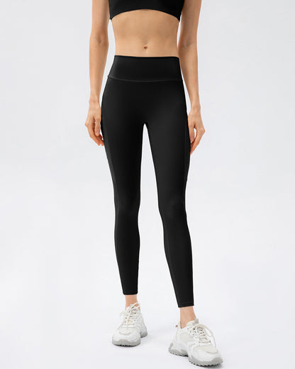 Iris Seamless Pocket Leggings - Black