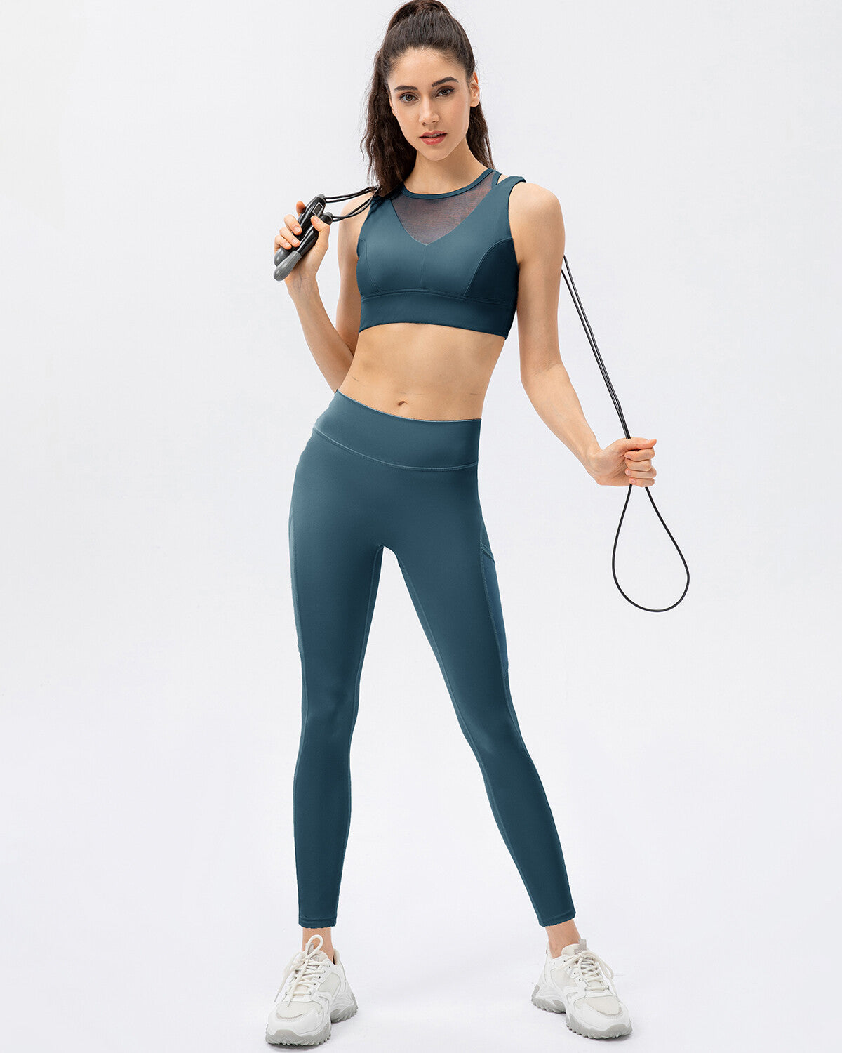 Iris Sports Bra - Blue