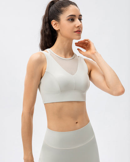 Iris Sports Bra - White