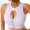 Isabella Keyhole Sports Bra - Light Purple