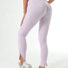 Isabella Seamless Scrunch Leggings - Light Purple