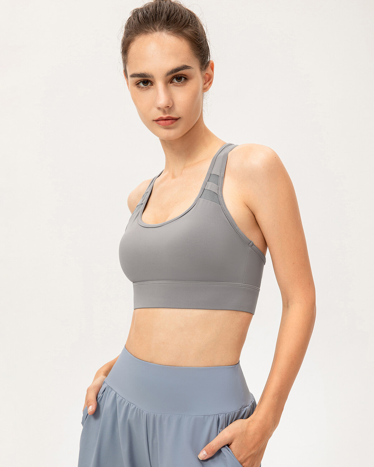 Isabelle Sports Bra - Grey