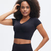 Janelle Crop Top - Black