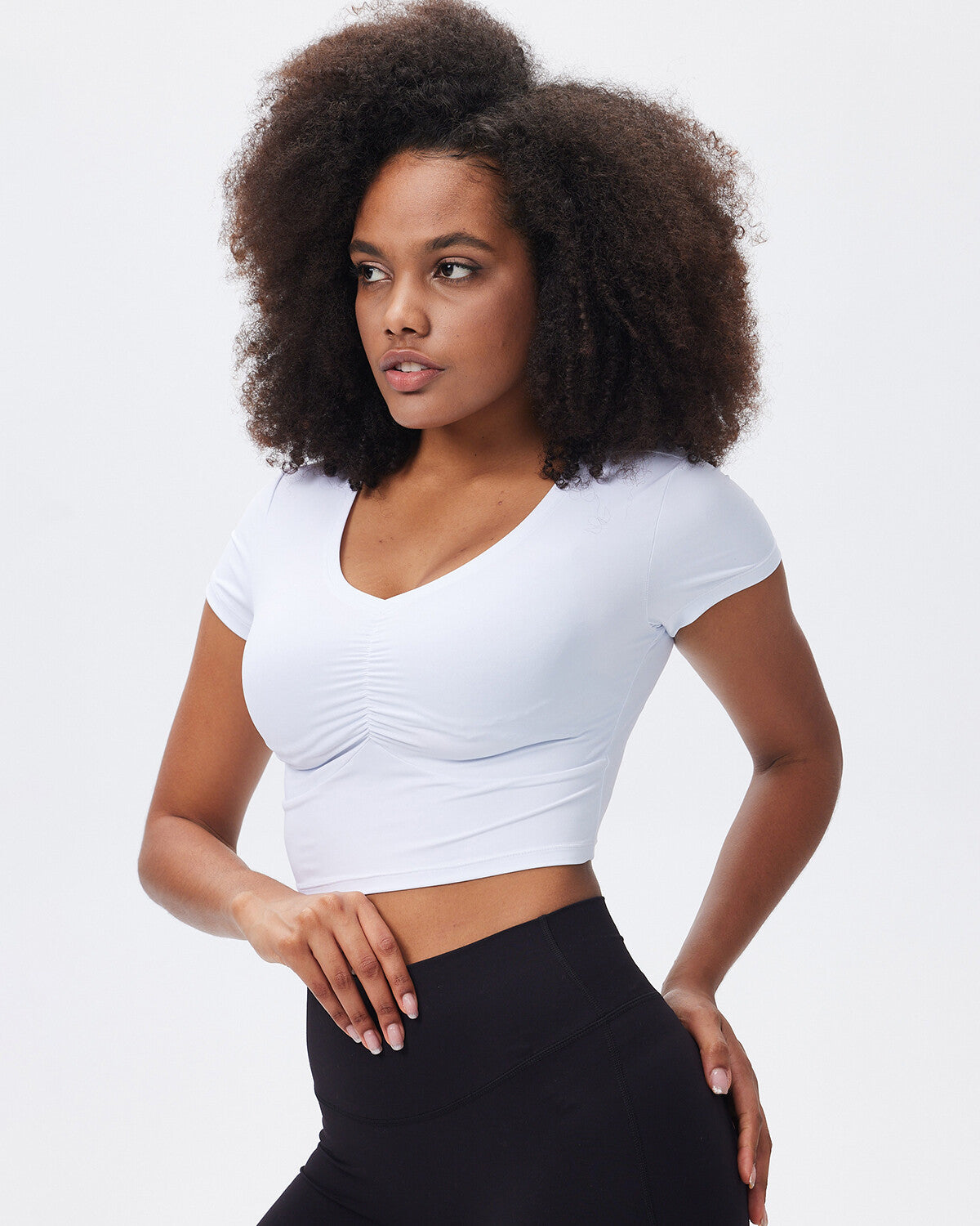 Janelle Crop Top - White