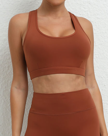 Jasmine Sports Bra - Chestnut