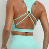 Jasmine Sports Bra - Cyan