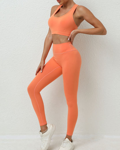 Jasmine Sports Bra - Orange