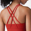 Johanna Sports Bra - Crimson