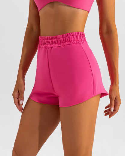 Kaia Athleisure Shorts - Fuchsia