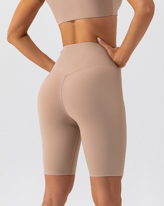 Kaia Biker Shorts - Mocha