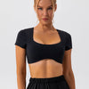 Kaia Crop Top - Black