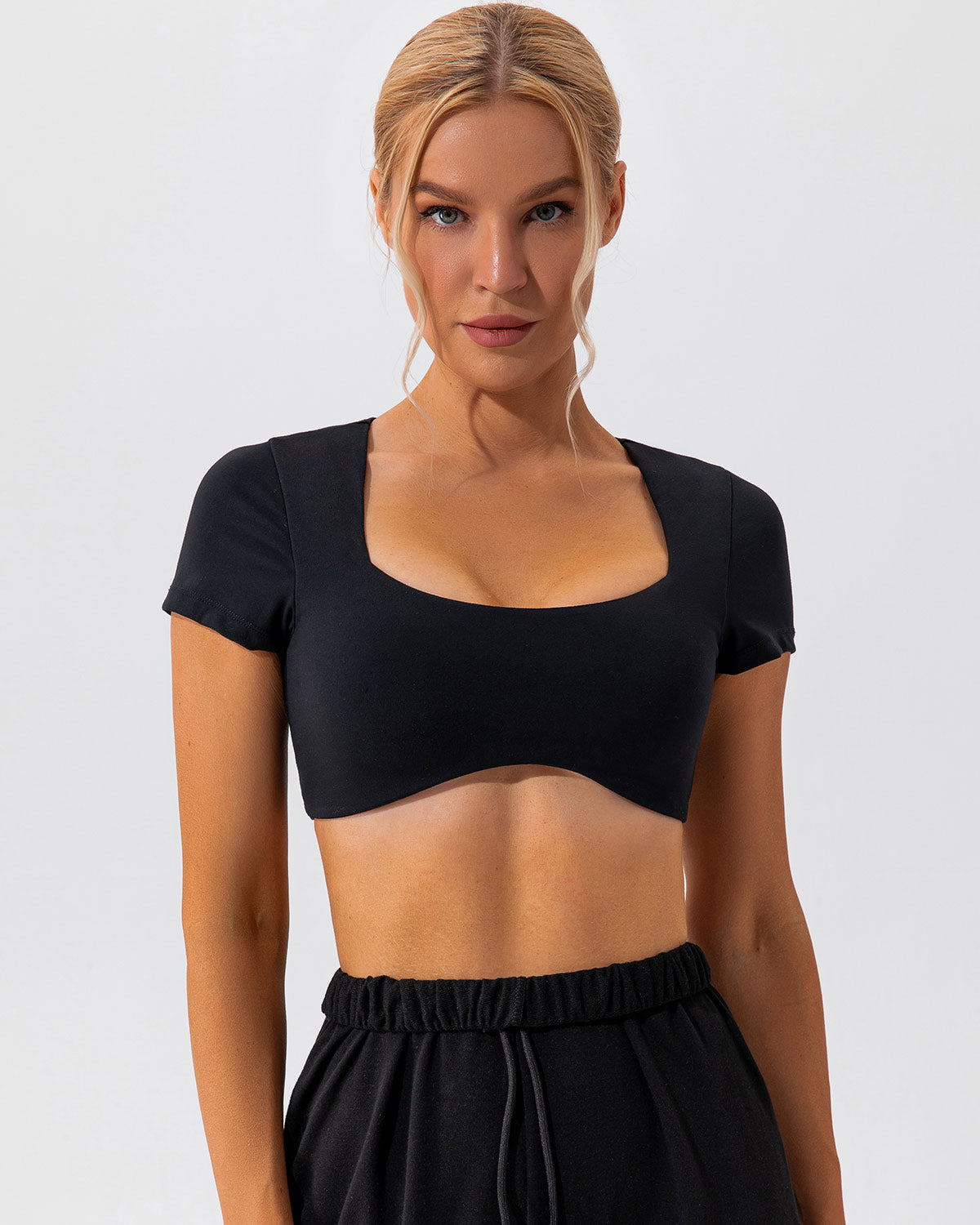 Kaia Crop Top - Black