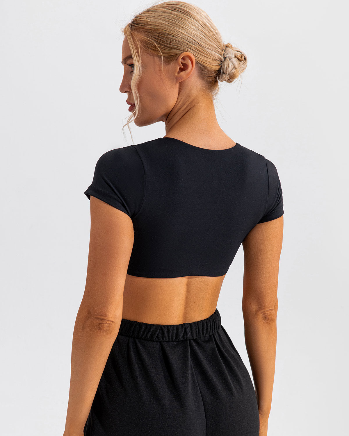 Kaia Crop Top - Black