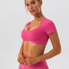 Kaia Crop Top - Fuchsia