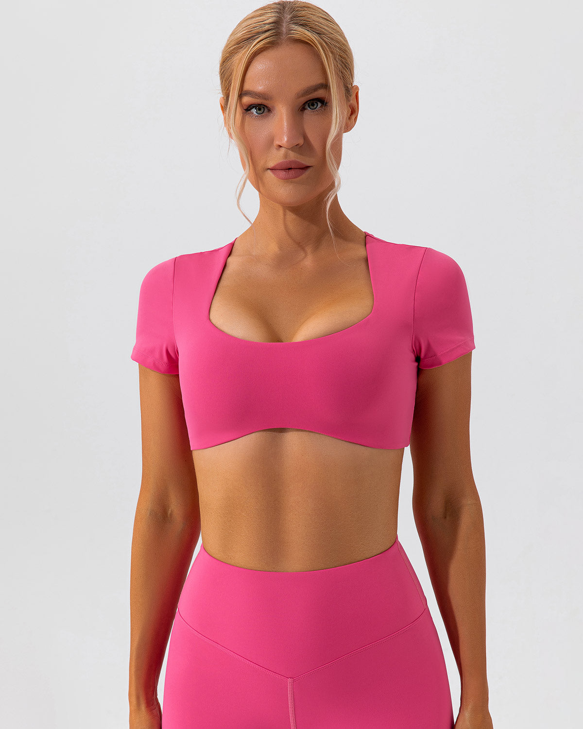 Kaia Crop Top - Fuchsia