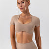 Kaia Crop Top - Mocha