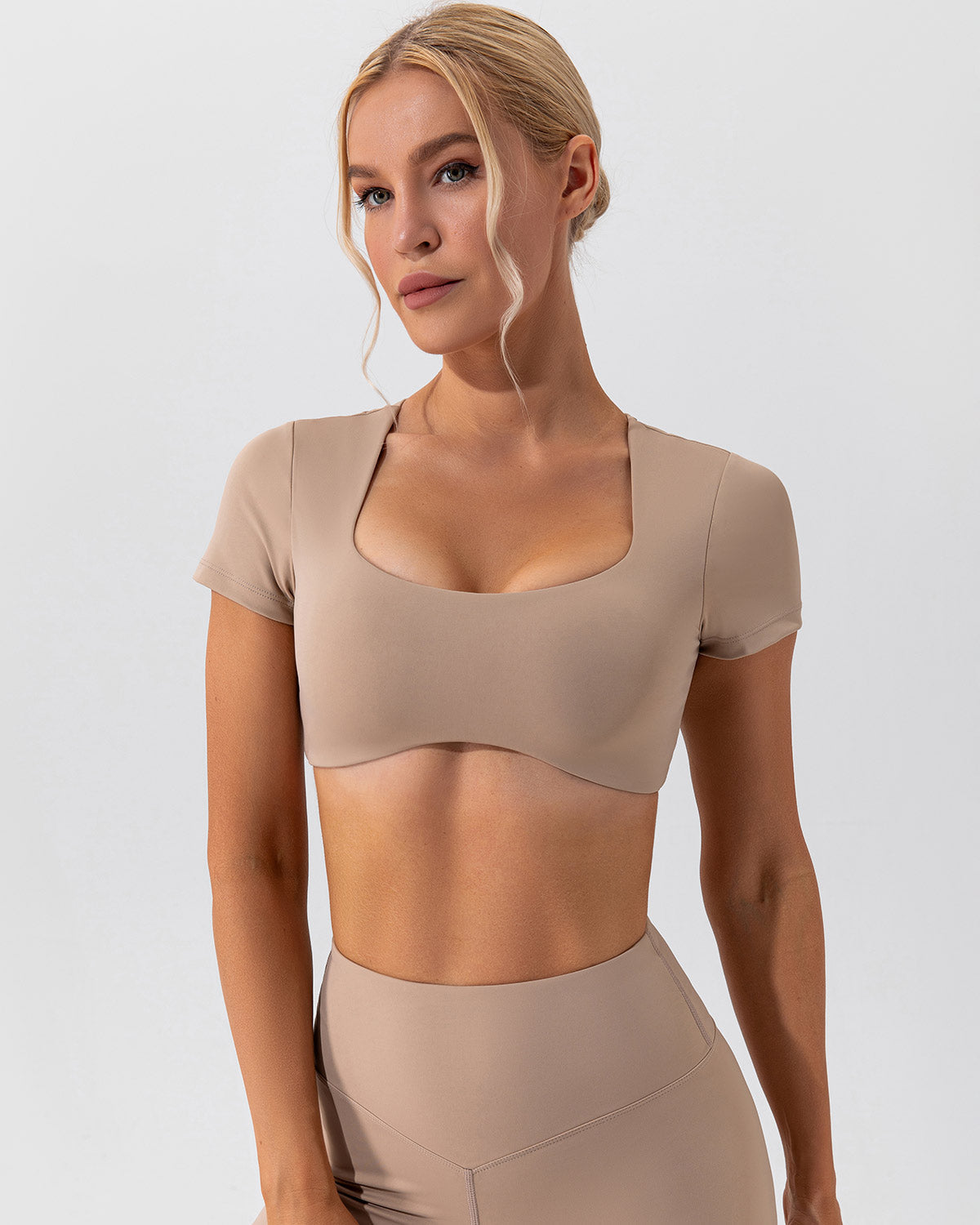 Kaia Crop Top - Mocha