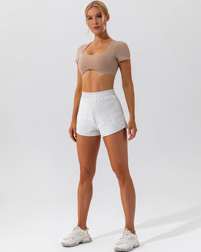 Kaia Crop Top - Mocha