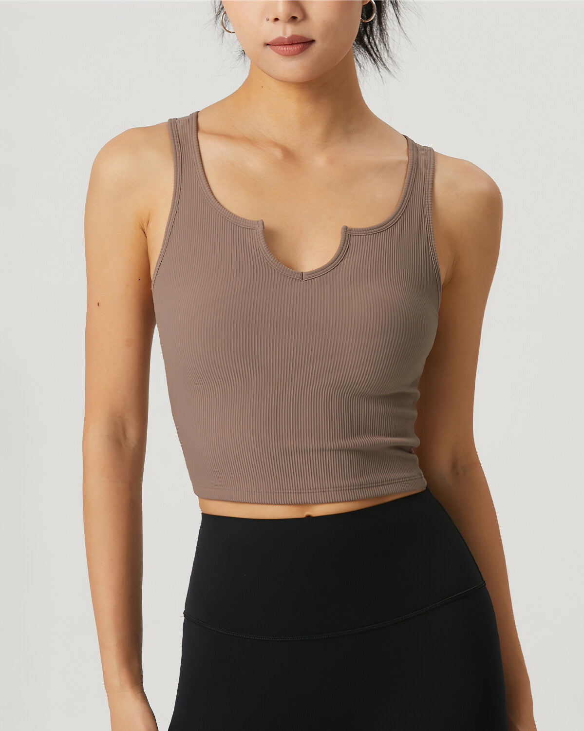 Kataleya Crop Top - Brown