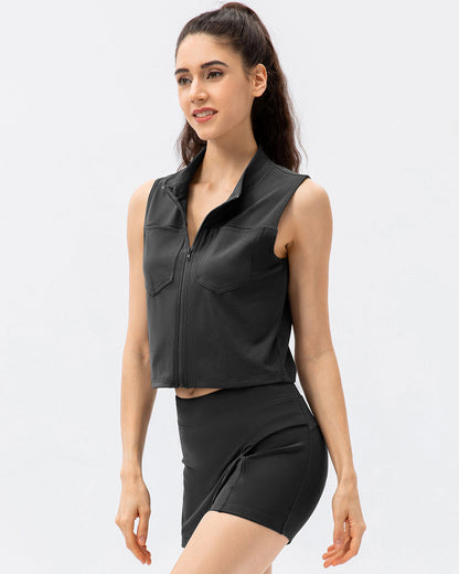 Katherine Sports Vest - Black