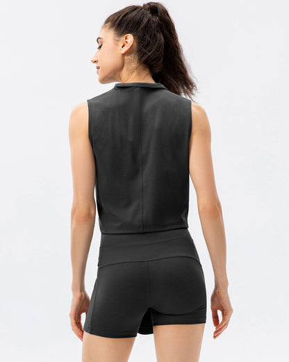 Katherine Sports Vest - Black