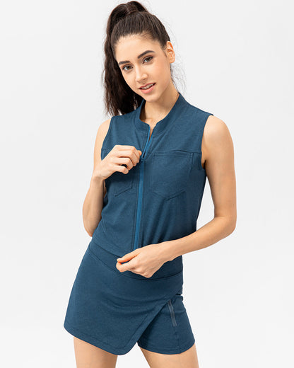 Katherine Sports Vest - Blue