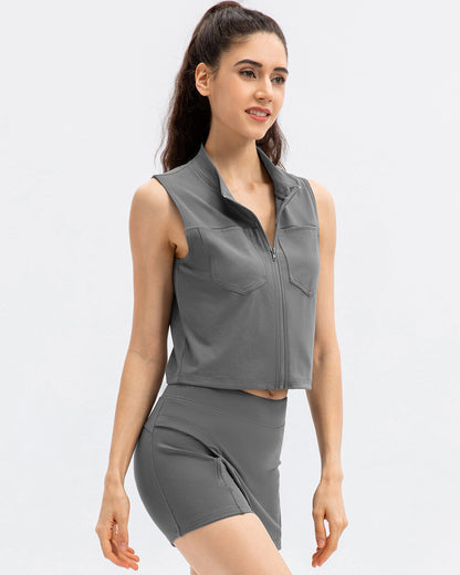 Katherine Sports Vest - Grey