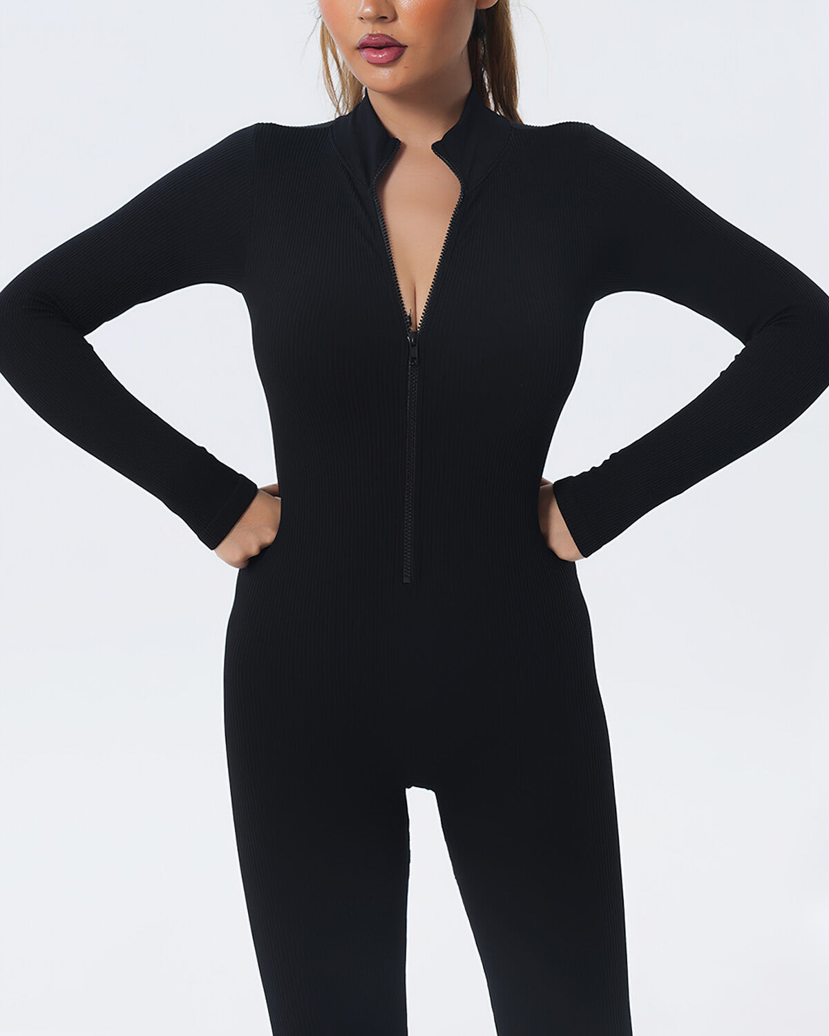 Kendra Seamless Jumpsuit - Black