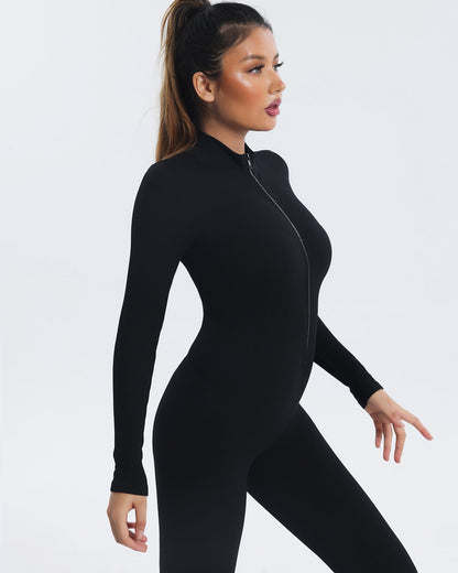 Kendra Seamless Jumpsuit - Black