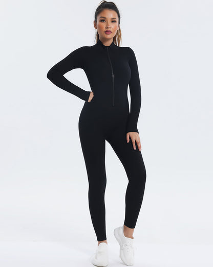 Kendra Seamless Jumpsuit - Black