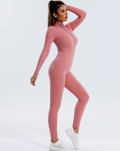 Kendra Seamless Jumpsuit - Pink