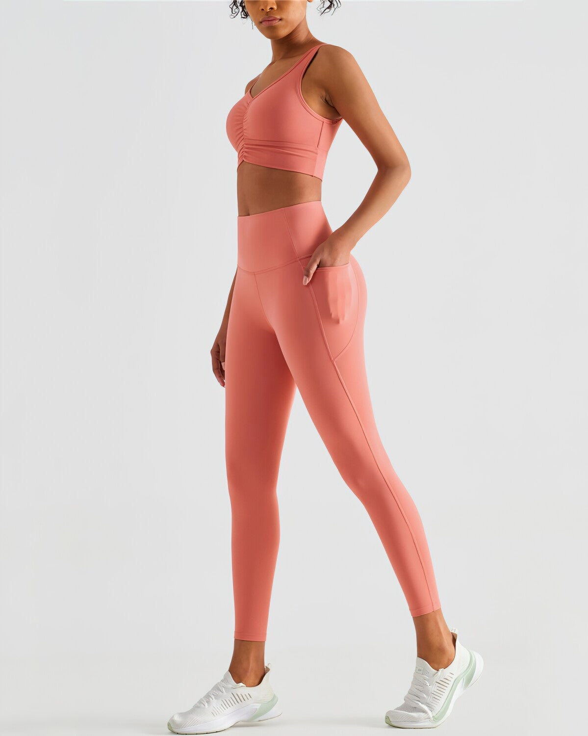 Kiana Pocket Leggings - Pink