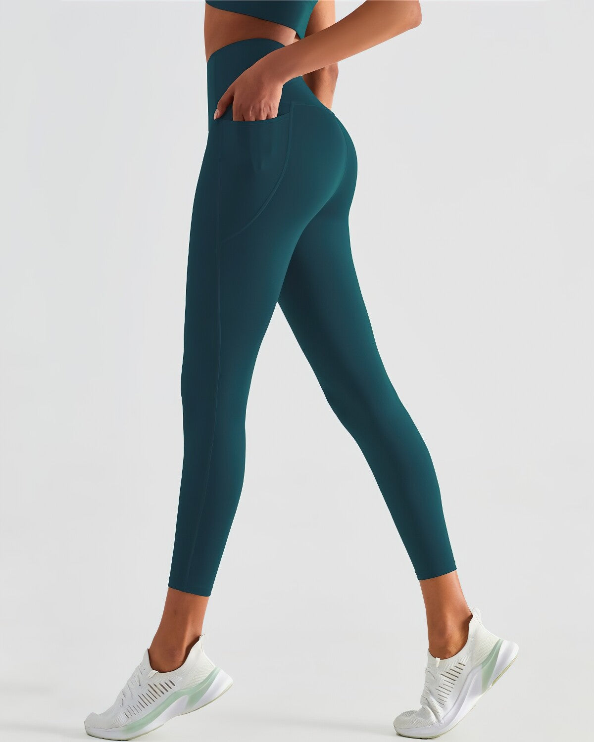 Kiana Pocket Leggings - Teal