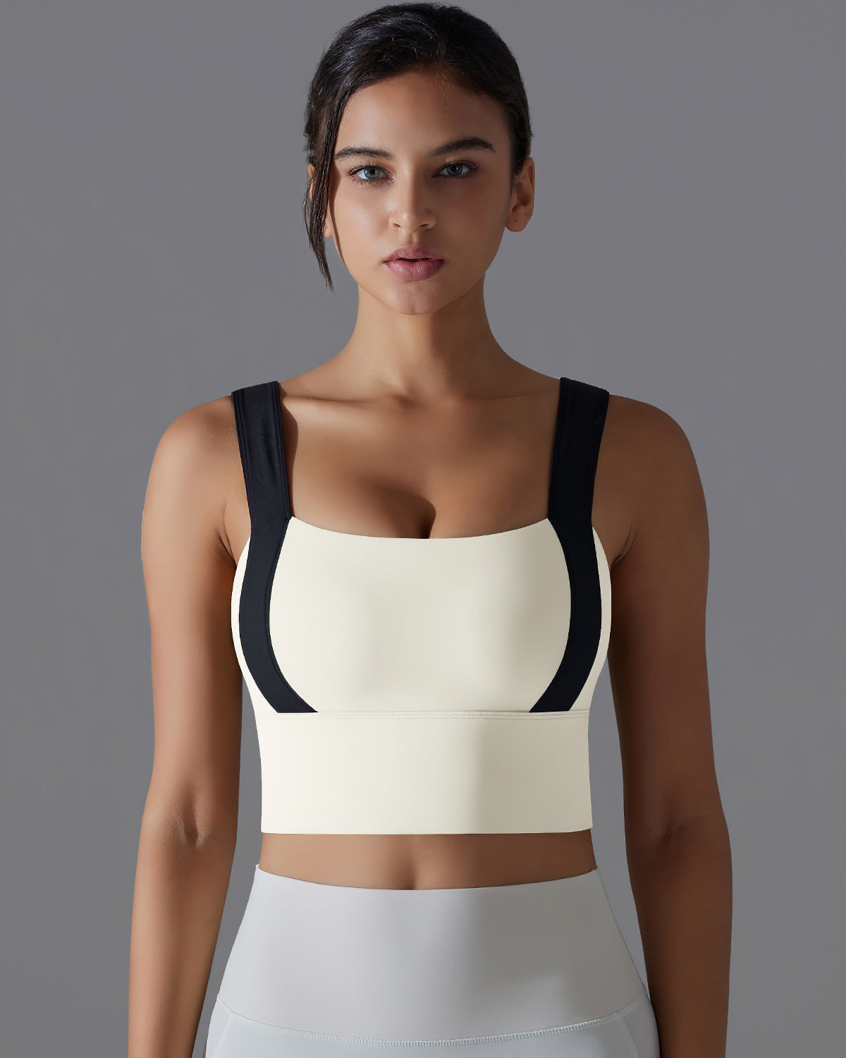 Kiera Sports Bra - Beige