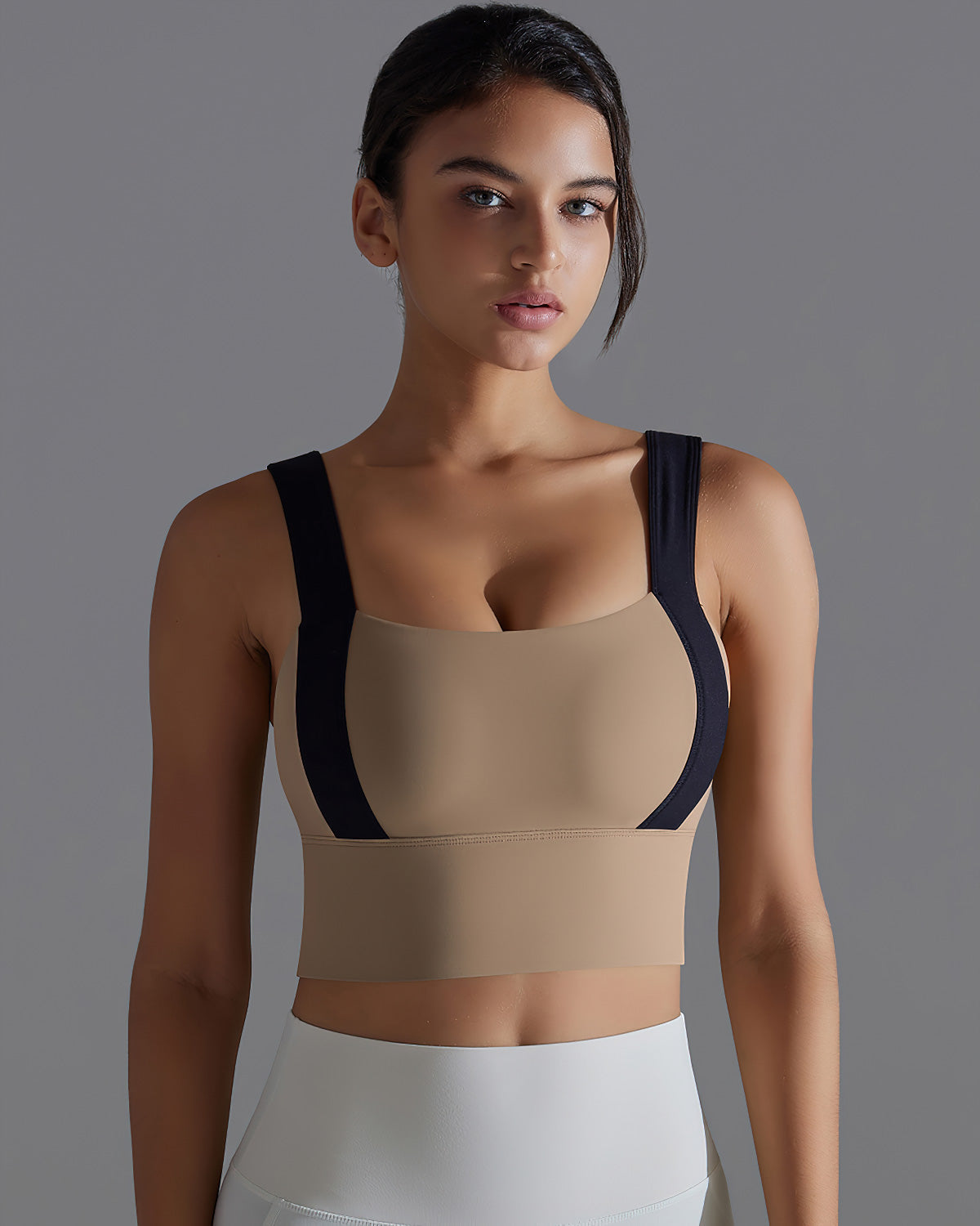 Kiera Sports Bra - Khaki