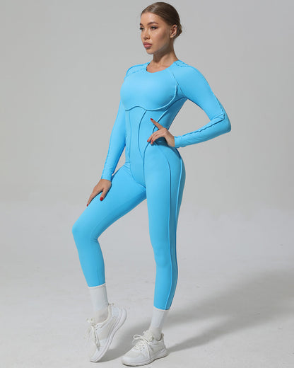 Kira Flex Jumpsuit - Aqua