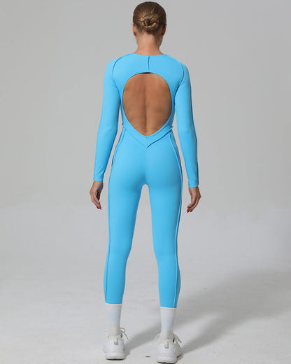 Kira Flex Jumpsuit - Aqua