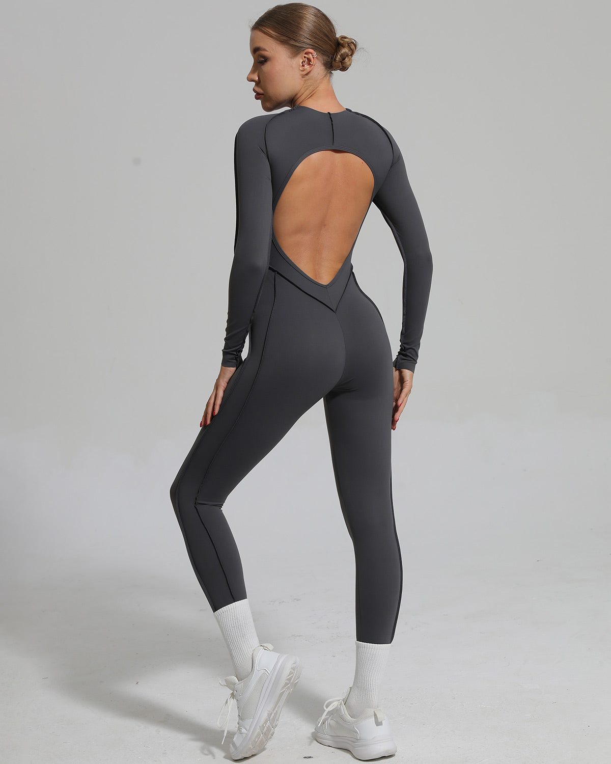 Kira Flex Jumpsuit - Grey