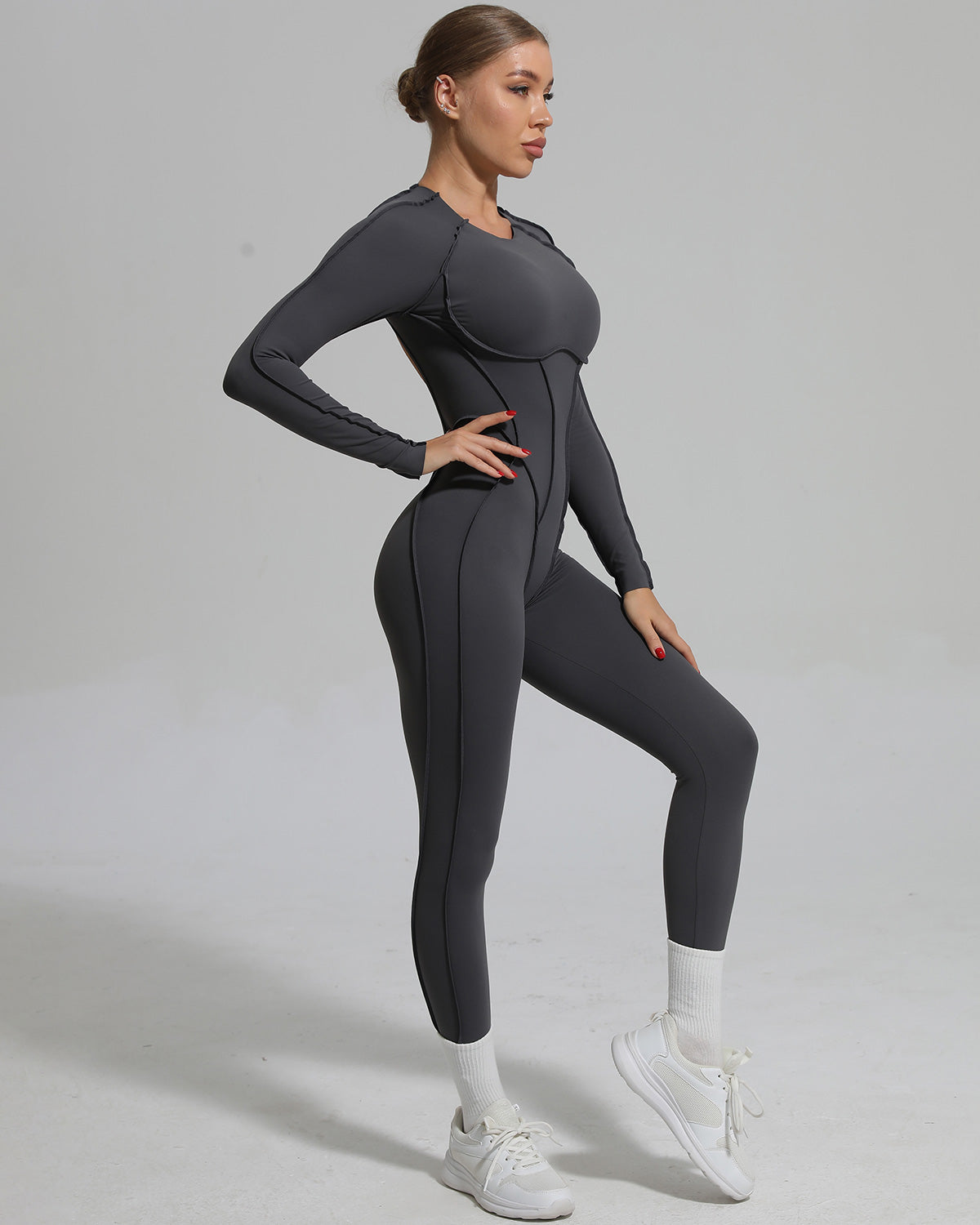 Kira Flex Jumpsuit - Grey