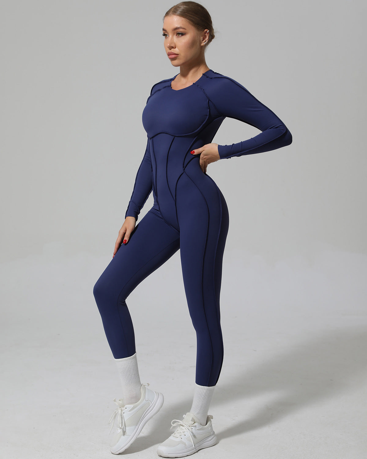 Kira Flex Jumpsuit - Navy