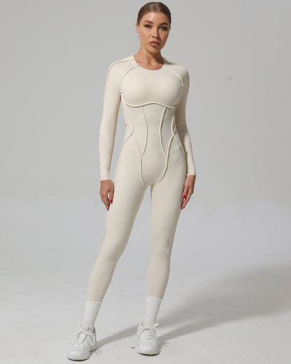 Kira Flex Jumpsuit - Beige