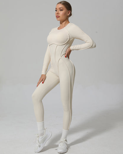 Kira Flex Jumpsuit - Beige