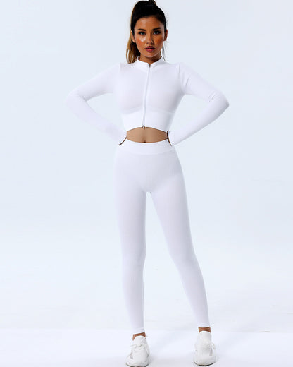 Kylee Seamless Scrunch Leggings - White