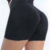 Kylee Seamless Scrunch Shorts - Black