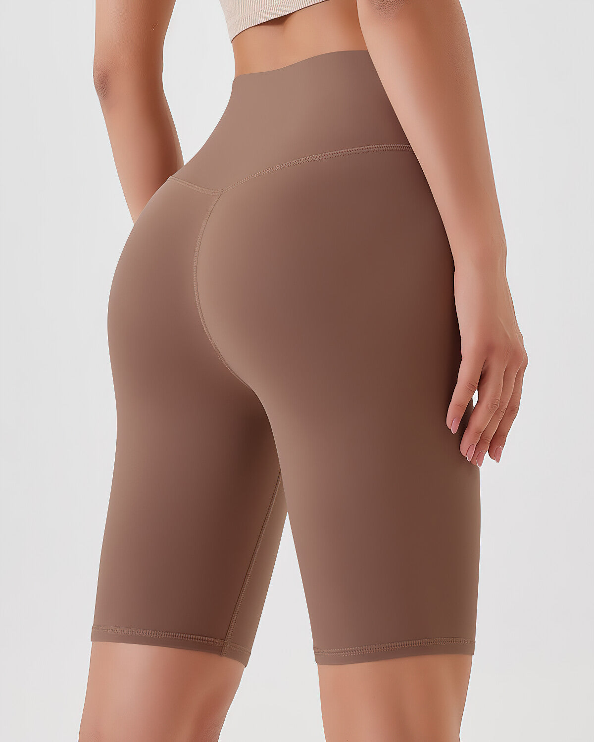 Lara Seamless Biker Shorts - Beaver