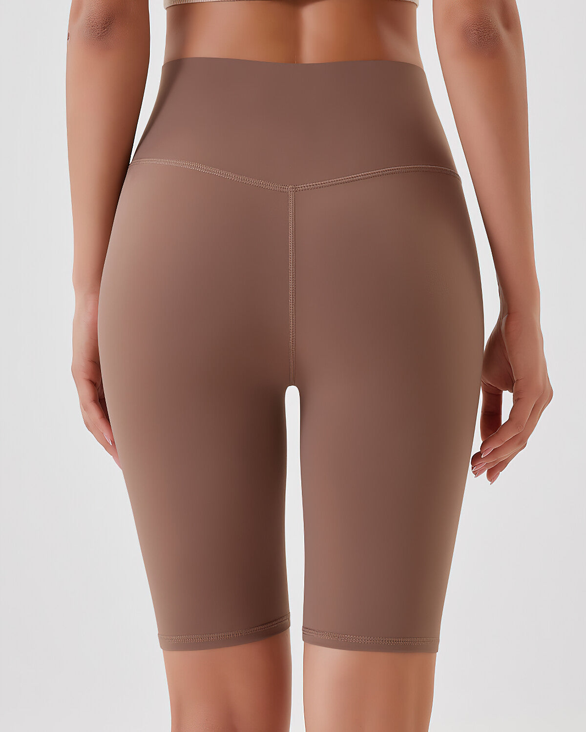 Lara Seamless Biker Shorts - Beaver