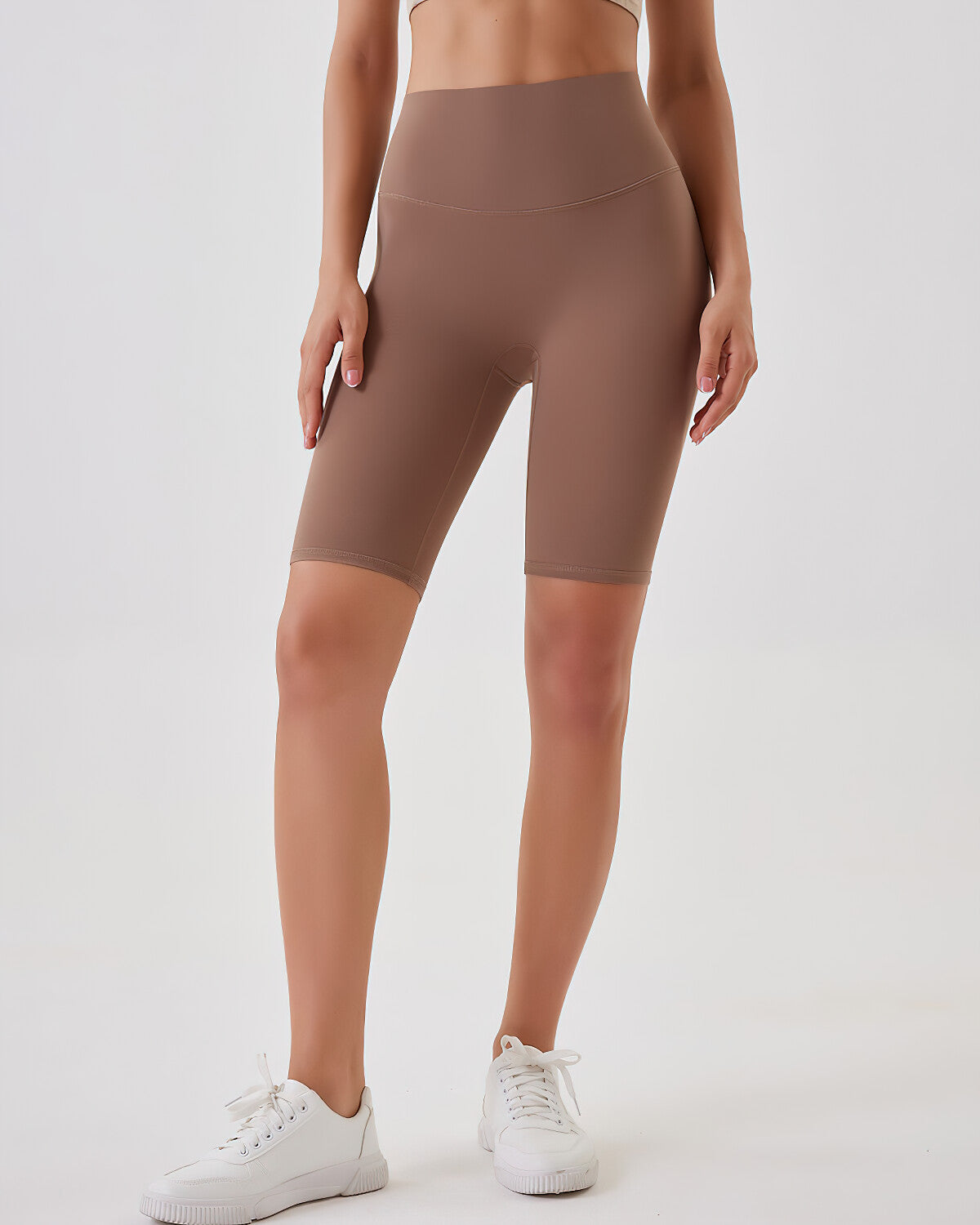 Lara Seamless Biker Shorts - Beaver