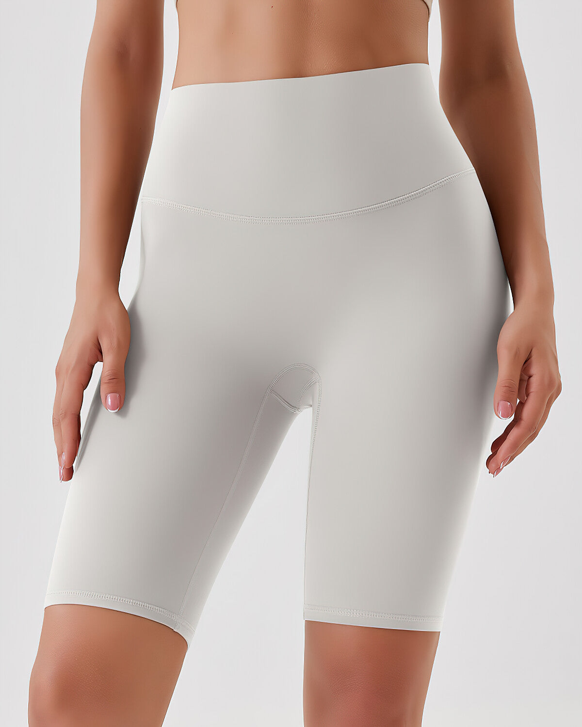 Lara Seamless Biker Shorts - Cloud